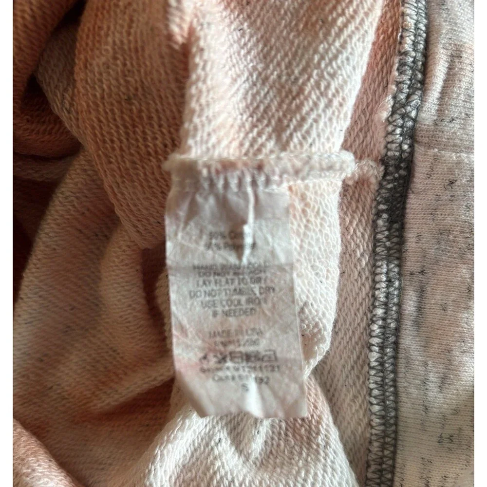 Free People Movement Orange Tie Dye Oversized Sweatshirt Top Women’s Size Small